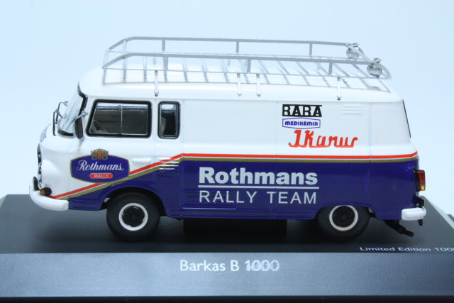 Barkas B1000 "Rothmans Rally Team", sininen/valkoinen