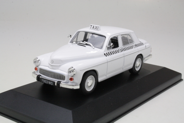 Warszawa 203 1962, white "Taxi"