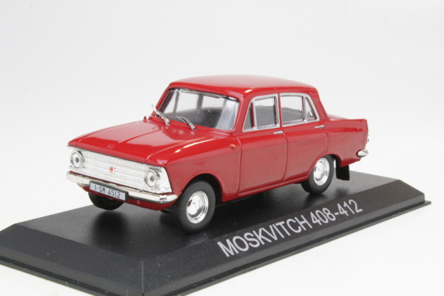 Moskvitch 408 1964, punainen - Sulje napsauttamalla kuva