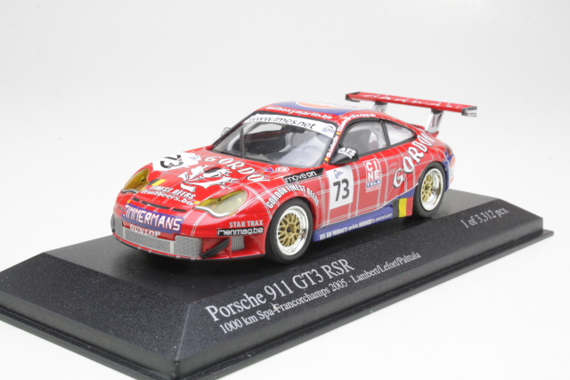 Porsche 911 GT3 RS, 1000Km Spa 2005, M.Palttala, no.73 - Sulje napsauttamalla kuva
