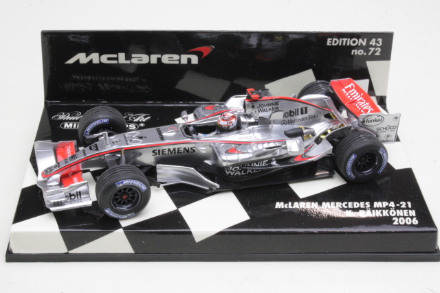 McLaren Mercedes MP4/21, F1 2006, K.Räikkönen, no.3