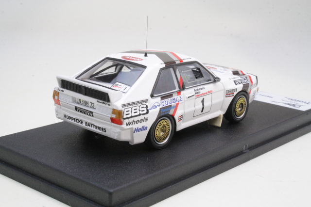 Audi Sport Quattro, Rallye Manx 1984, H.Mikkola, no.1