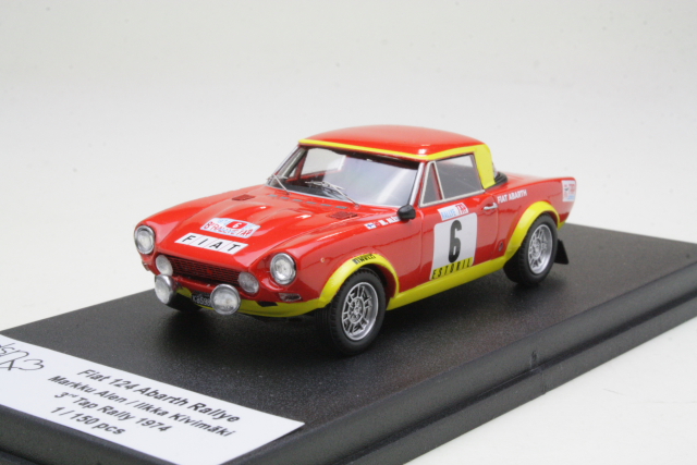 Fiat 124 Abarth, Portugal 1974, M.Alen, no.6