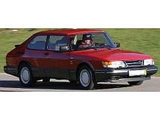 Saab 900 Turbo 1992, punainen