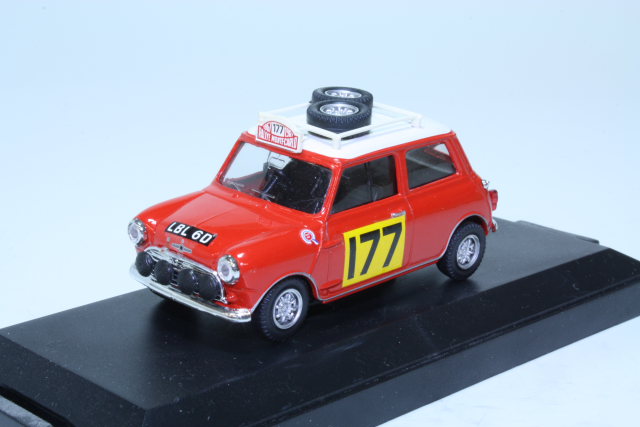 Mini Cooper S1275, 1st. Monte Carlo 1967, R.Aaltonen, no.177