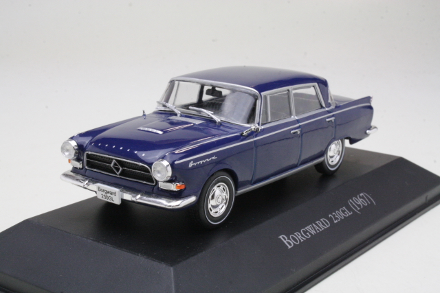 Borgward 230GL 1967, tummansininen - Sulje napsauttamalla kuva