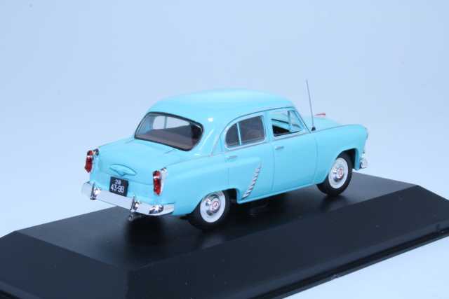 Moskvitch 402 1957, vaaleansininen