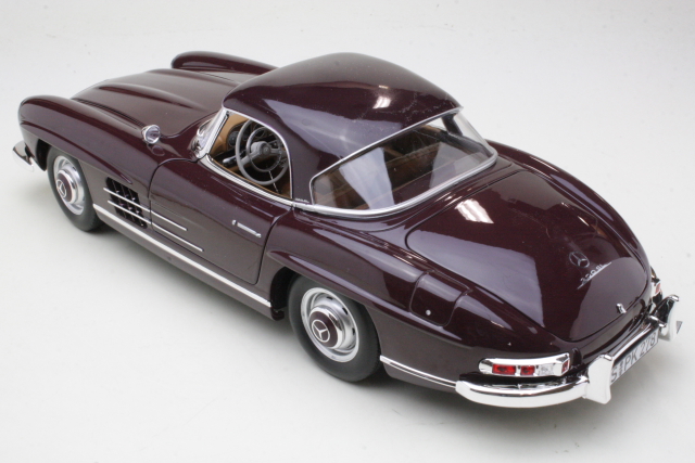 Mercedes 300SL Roadster 1957, tummanpunainen