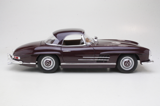 Mercedes 300SL Roadster 1957, tummanpunainen