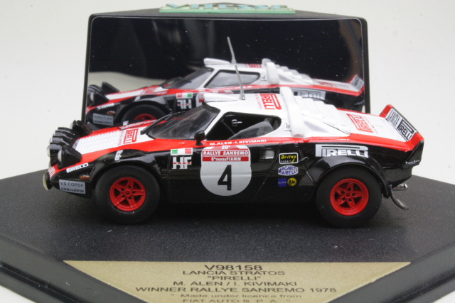 Lancia Stratos, 1st. San Remo 1978, M.Alen, no.4
