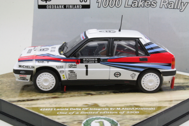 Lancia Delta Integrale, Finland 1988, M.Alen, no.1 - Sulje napsauttamalla kuva