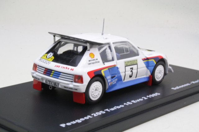Peugeot 205 T16 Evo 2, Finland 1985, T.Salonen, no.3