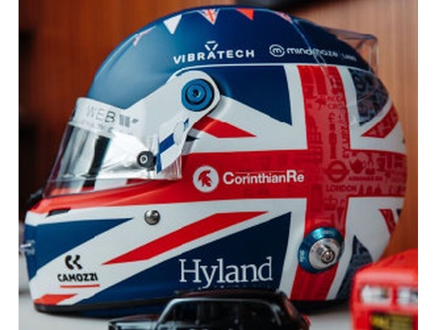 Helmet - Valtteri Bottas, Alfa Romeo C43, British GP 2023