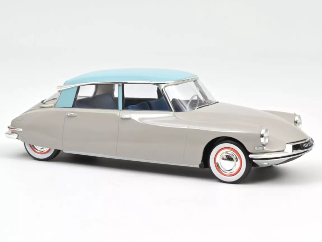 Citroen DS19 1956, harmaa/turkoosi