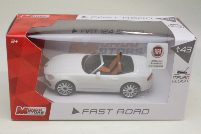 Fiat 124 Spider 2016, valkoinen