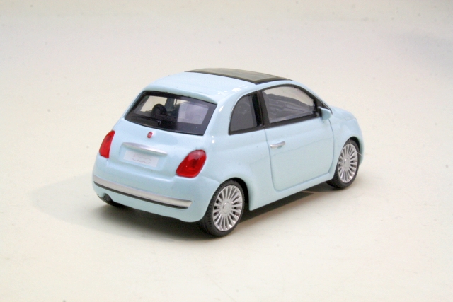 Fiat 500 2007, vaaleansininen