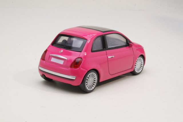 Fiat 500 2007, pink