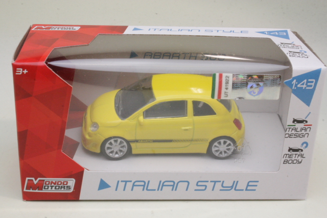 Fiat 500 Abarth 2008, keltainen