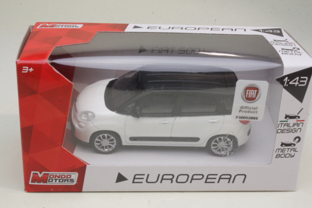 Fiat 500 L City 2012, valkoinen