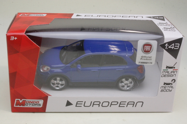 Fiat 500 X 2014, sininen