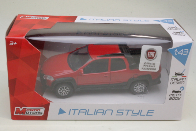 Fiat Strada Pick-Up 2011, red/black