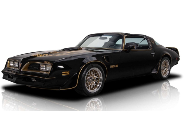 Pontiac Forebird Trans Am 1978, musta/kulta