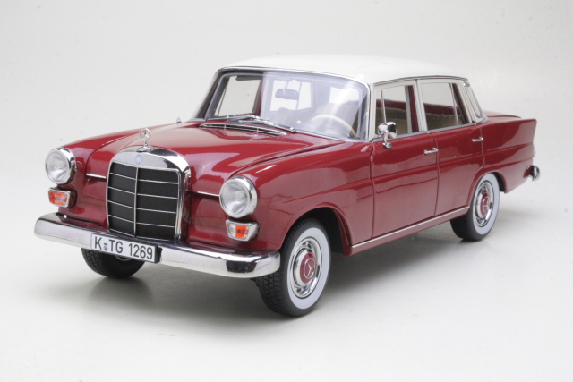 Mercedes 200 (w110) 1966, punainen/valkoinen