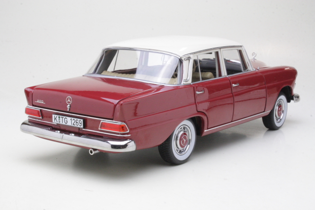 Mercedes 200 (w110) 1966, punainen/valkoinen