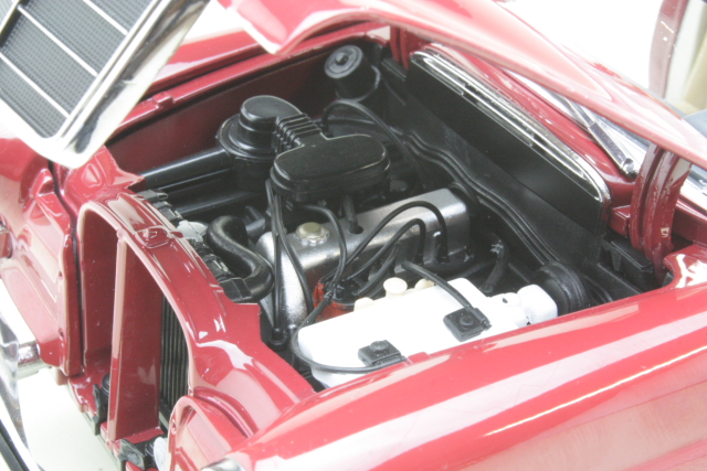 Mercedes 200 (w110) 1966, punainen/valkoinen