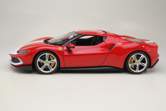 Ferrari 296 GTB 2022, punainen/valkoinen