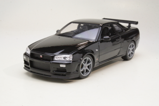 Nissan Skyline GT-R R34, black