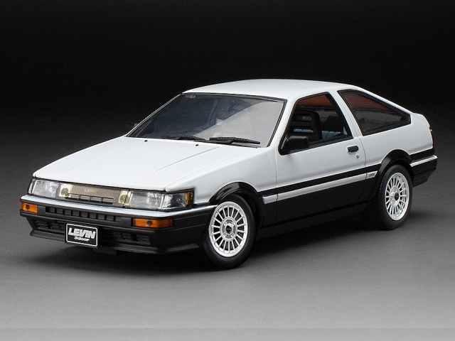 Toyota Corolla Levin (AE86) 1985, white