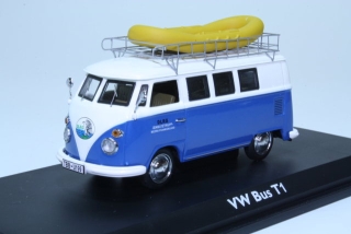 VW T1 Bus "DLRG", blue/white