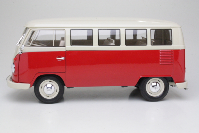 VW T1 Bus 1963, red/white
