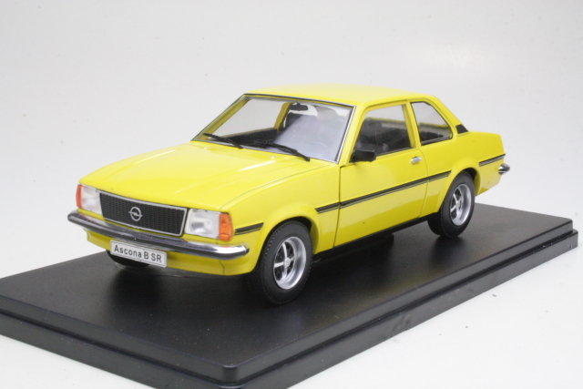 Opel Ascona B 1.9 SR 1975, keltainen - Sulje napsauttamalla kuva