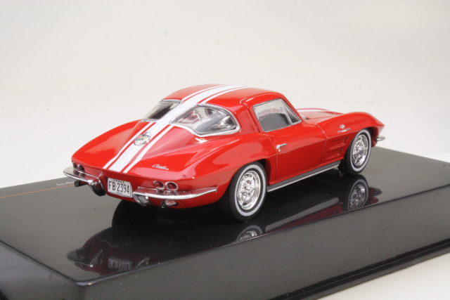 Chevrolet Corvette Stingray 1963, red/white