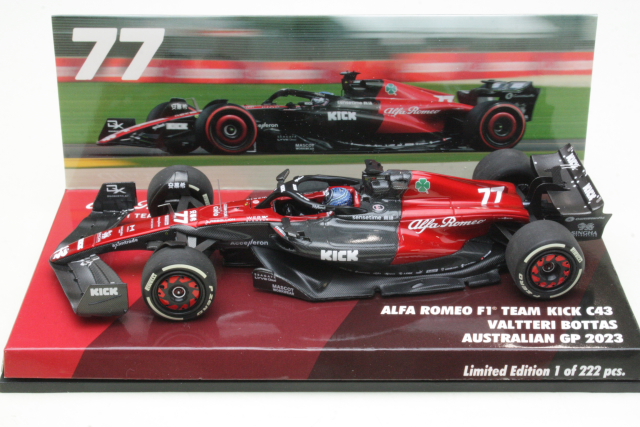 Alfa Romeo C43, Australian GP 2023, V.Bottas, no.77