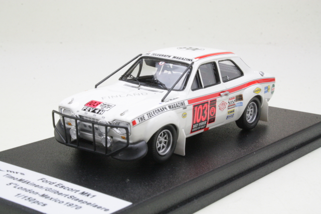 Ford Escort Mk1, London-Mexico 1970, T.Mäkinen, no.103