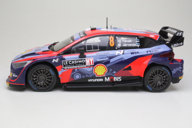 Hyundai i20 N Rally1, Monte Carlo 2022, T.Tanak, no.8