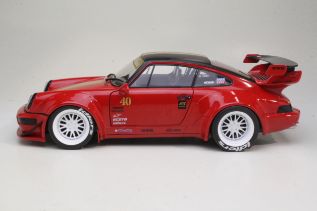 Porsche 911 964 RWB Rauh Welt 2021, red
