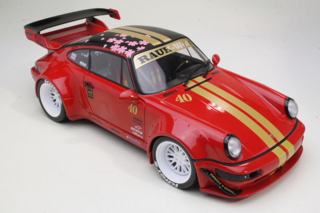 Porsche 911 964 RWB Rauh Welt 2021, red