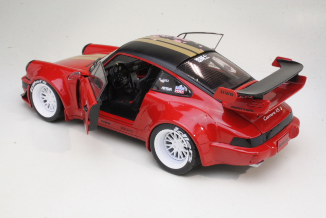 Porsche 911 964 RWB Rauh Welt 2021, red
