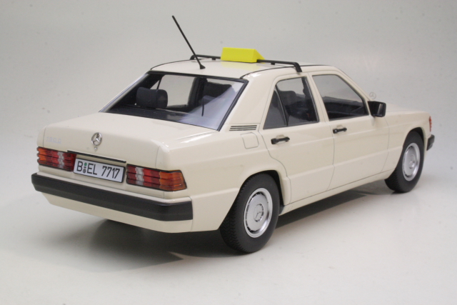 Mercedes 190 (w201) 1993, valkoinen "Taxi Germany"