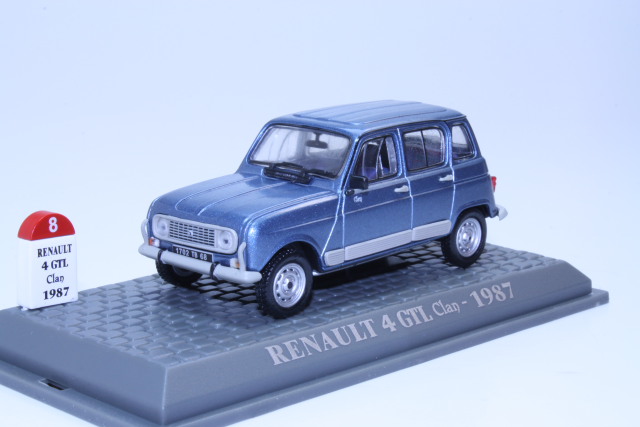 Renault 4 GTL Clan 1987, metallinsininen