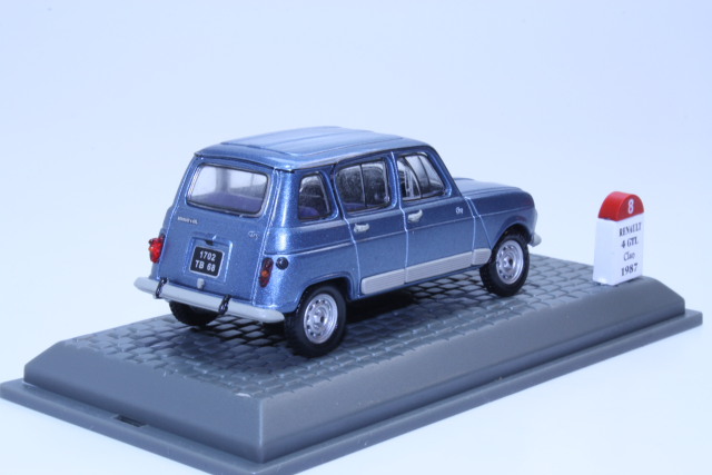 Renault 4 GTL Clan 1987, metallinsininen