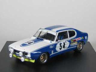 Ford Capri 2600RS, 1st. 10th 24h LeMans 1972, G.Birrel, no.54 - Sulje napsauttamalla kuva