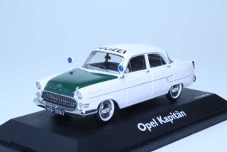 Opel Kapitän 1956 Polizei, valkoinen/vihreä - Sulje napsauttamalla kuva