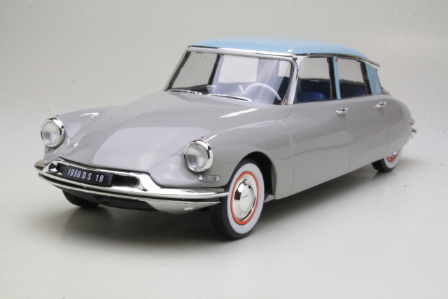 Citroen DS19 1956, harmaa/turkoosi