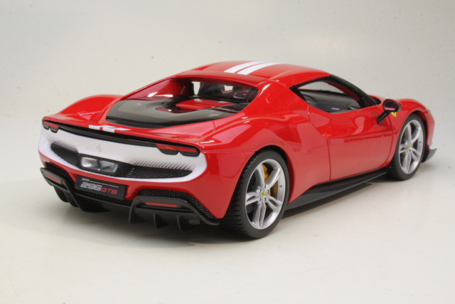 Ferrari 296 GTB 2022, red/white