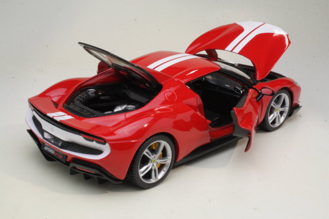 Ferrari 296 GTB 2022, red/white